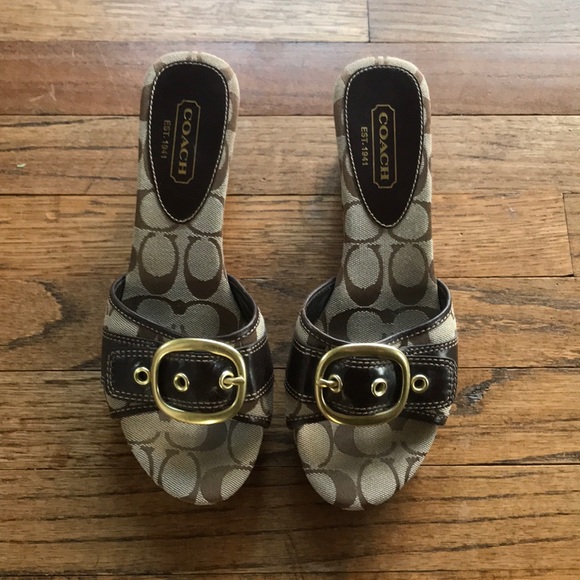 COACH Slip-on Wedges - Picture 1 of 3